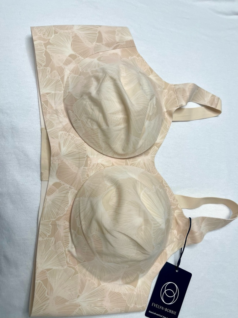 Evelyn & Bobbie Nude Printed Seamless Full-Coverage Bra
